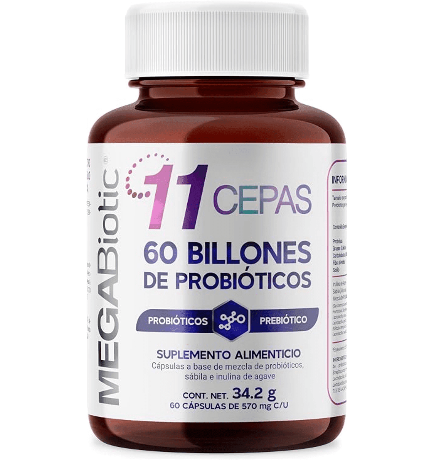 Probióticos 60 Billones 60 caps MEGABiotic