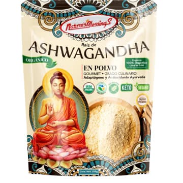 Ashwagandha Orgánica en Polvo 200g